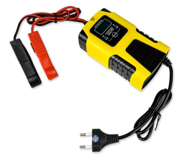 Prostownik ładowarka automatyczna do akumulatora LCD 12V/6V 4A/2A - Image 3