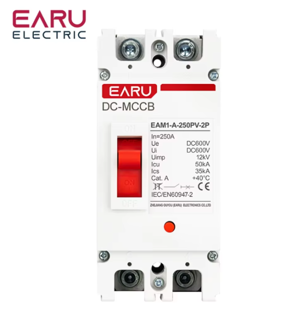 ROZŁĄCZNIK prądu stałego MCCB DC 250A 600V wyłącznik magazyn energii, PV - obrazek 2