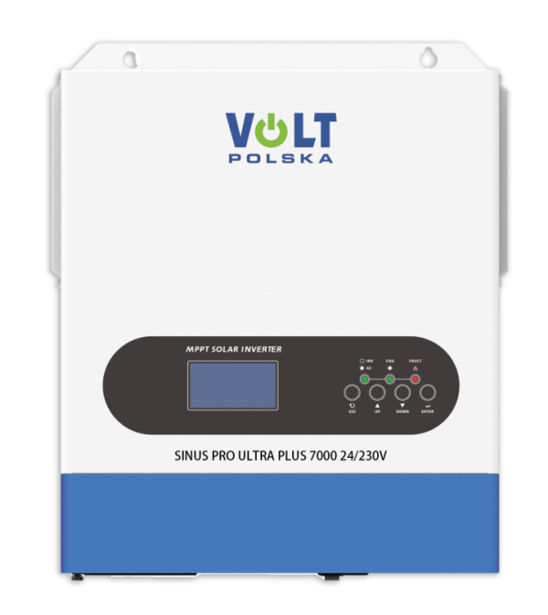 INWERTER SOLARNY SINUS PRO ULTRA PLUS 7000 24/230V + 100A MPPT (60-500V) - obrazek 2