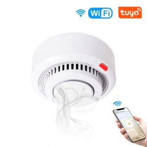 CZUJNIK DYMU ognia WIFI TUYA ALARM CZUJKA - SMOKE DETECTOR