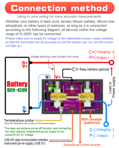 miernik bateri dc bocznik wifi tuya watomierz amperomierz8
